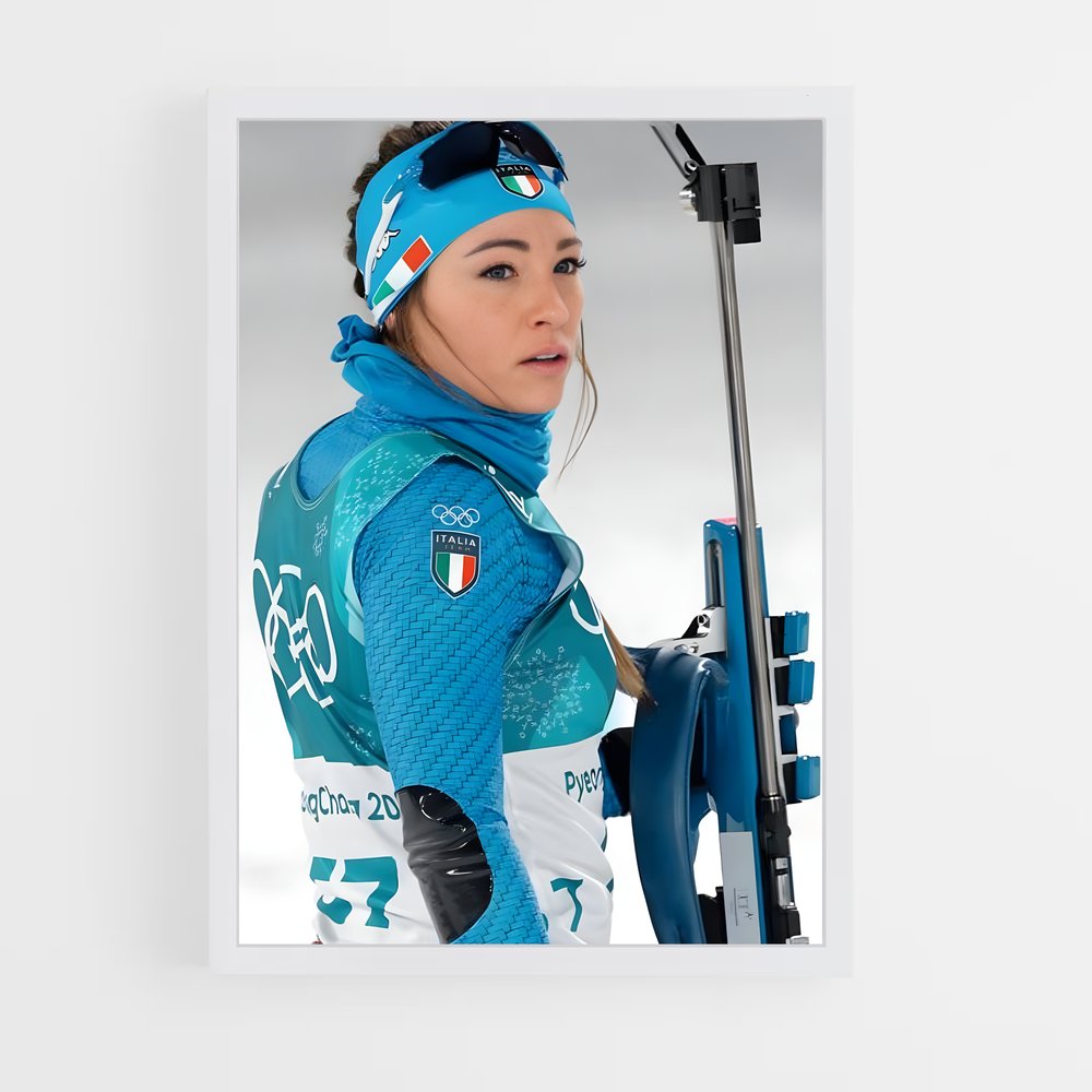 Poster Ski et Précision – affiche Biathlon (vue 3)